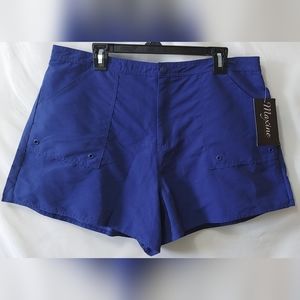 Maxine of Hollywood Ladies Swim Shorts  Size 18  NWT